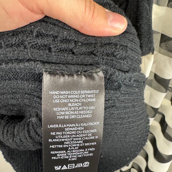 Anthropologie Maeve Striped Sheer-Sleeve Sweater Vest - Picture 5 of 7